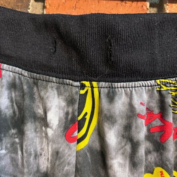 Briefly Stated Cobra Kai mens never die soft jogger lounge pants black/gray L - Picture 3 of 5